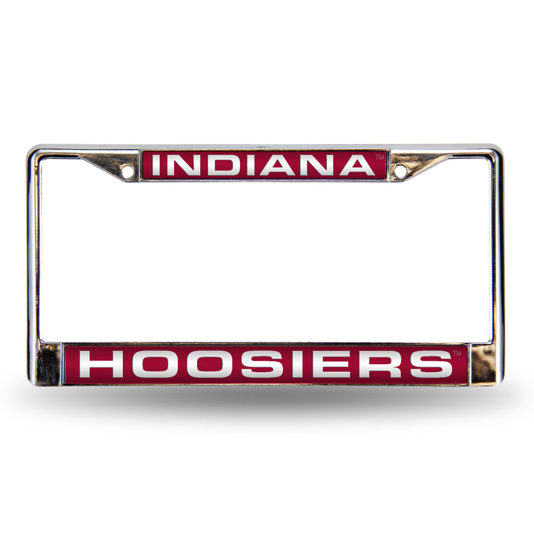 Indiana Hoosiers Red Laser License Plate Frame