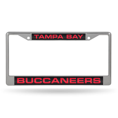 Tampa Bay Buccaneeers Laser Chrome License Plate Frame  #2