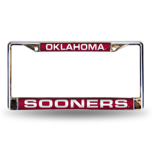 Oklahoma Sooners Red Laser License Plate Frame