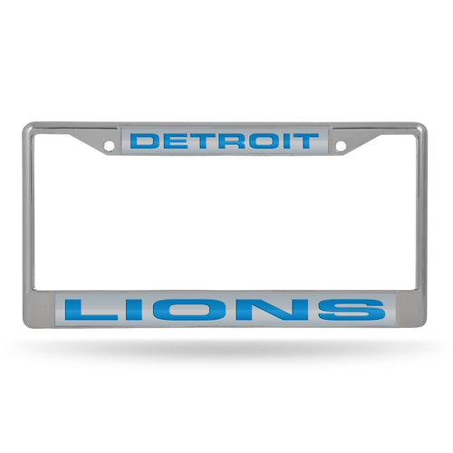 Detriot Lions Laser Chrome License Plate Frame 