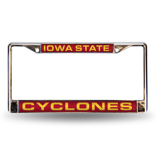 Iowa State Cyclones Red Laser License Plate Frame