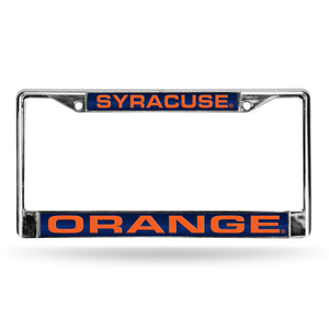 Syracuse Oranage Blue Laser License Plate Frame 