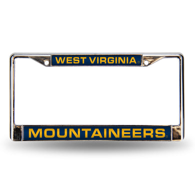 West Virginia Mountaineers Blue Laser License Plate Frame 