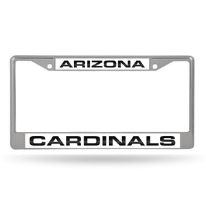Arizona Cardinals Laser Chrome License Plate Frame 
