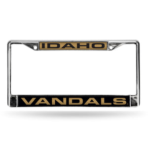 Idaho Vandals Laser Chrome License Plate Frame