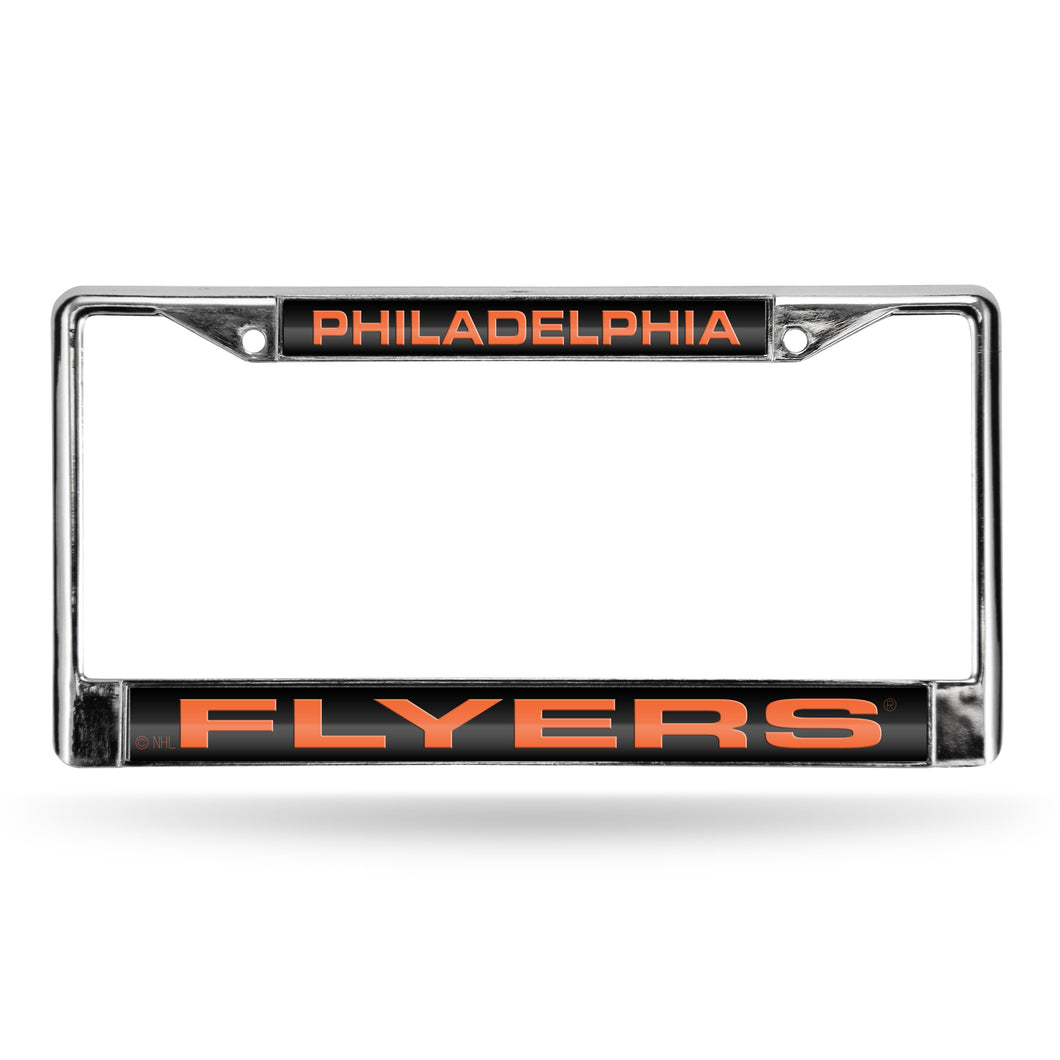 Philadelphia Flyers Laser Chrome License Plate Frame 