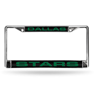 Dallas Stars Laser Chrome License Plate Frame