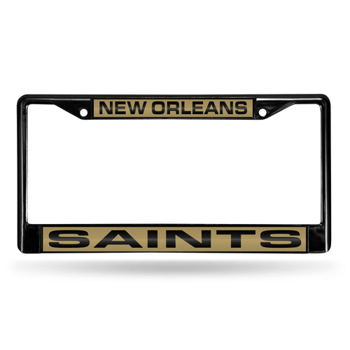 New Orleans Black Chrome License Plate Frame