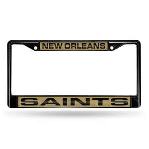 New Orleans Black Chrome License Plate Frame