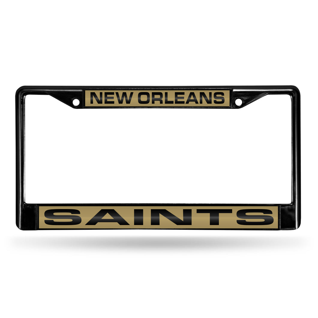 New Orleans Black Chrome License Plate Frame