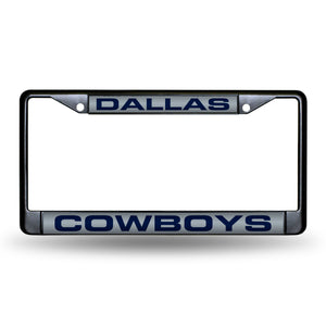 Dallas Cowboys Black  License Plate Frame 