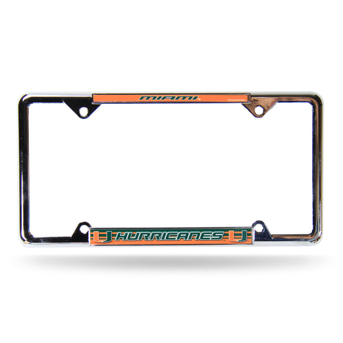 Miami Hurricanes EZ View License Plate Frame