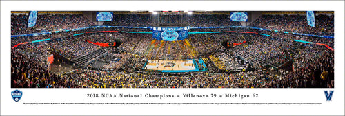 Villanova Wildcats 2018 NCAA Championship Basketball Panoramic Picture