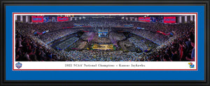 Kansas Jayhawks 2022 NCAA Men's Basketball National Champions Panoramic Picture