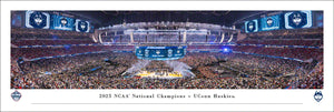 UConn Huskies 2023 NCAA Men's Basketball National Champions Panoramic Picture