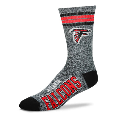Atlanta Falcons - Marbled 4 Stripe Deuce Socks