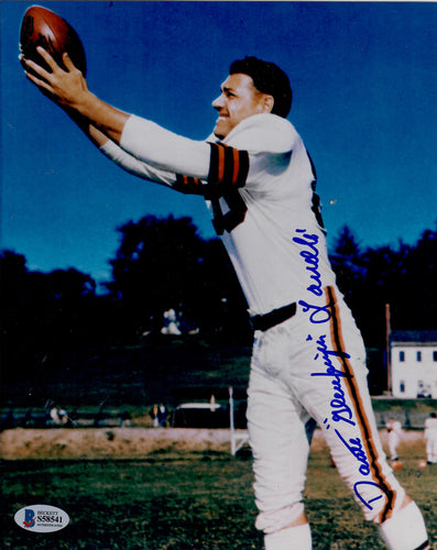 Dante Lavelli Gluefingers Cleveland Browns Autographed 8x10 Photo Beckett