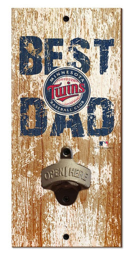 Minnesota Twins Best Dad Bottle Opener