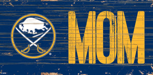 Buffalo Sabres MOM Wood Sign - 6"x12"