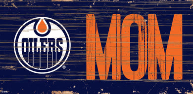 Edmonton Oilers MOM Wood Sign - 6