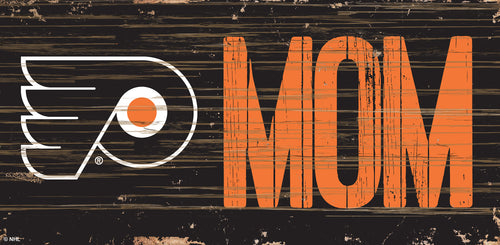 Philadelphia Flyers MOM Wood Sign - 6