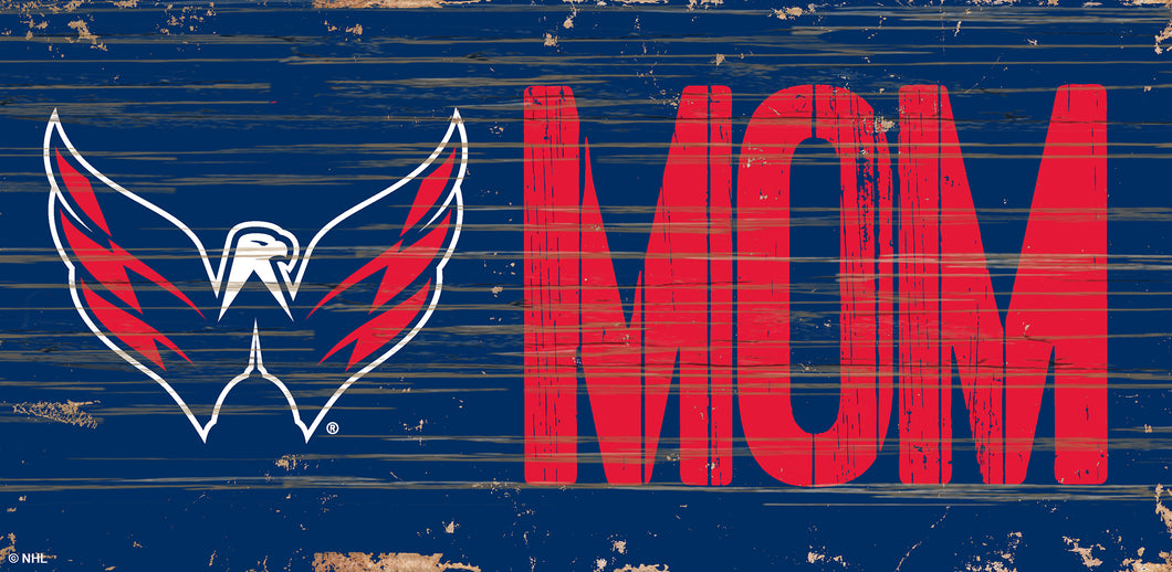 Washington Capitals MOM Wood Sign - 6