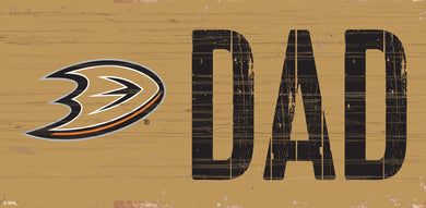 Anaheim Ducks DAD Wood Sign - 6