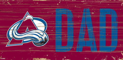 Colorado Avalanche DAD Wood Sign - 6