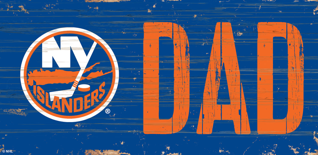 New York Islanders DAD Wood Sign - 6