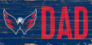 Washington Capitals DAD Wood Sign - 6"x12"