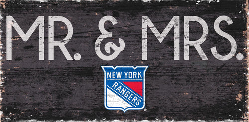 New York Rangers Mr. & Mrs. Wood Sign - 6