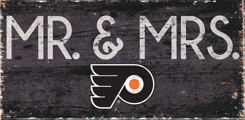 Philadelphia Flyers Mr. & Mrs. Wood Sign - 6