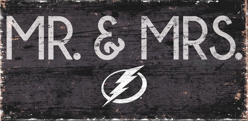 Tampa Bay Lightning Mr. & Mrs. Wood Sign - 6