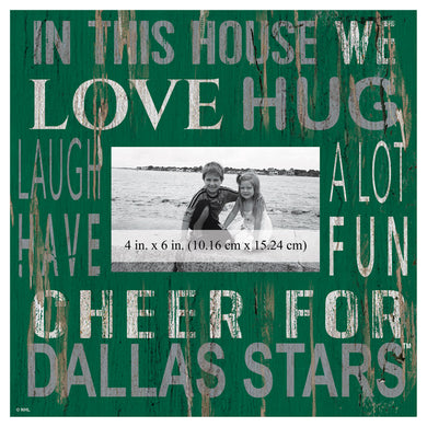 Dallas Stars In This House Picture Frame