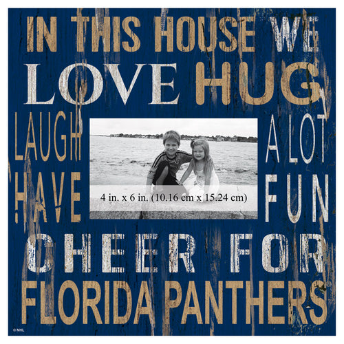 Florida Panthers In This House Picture Frame
