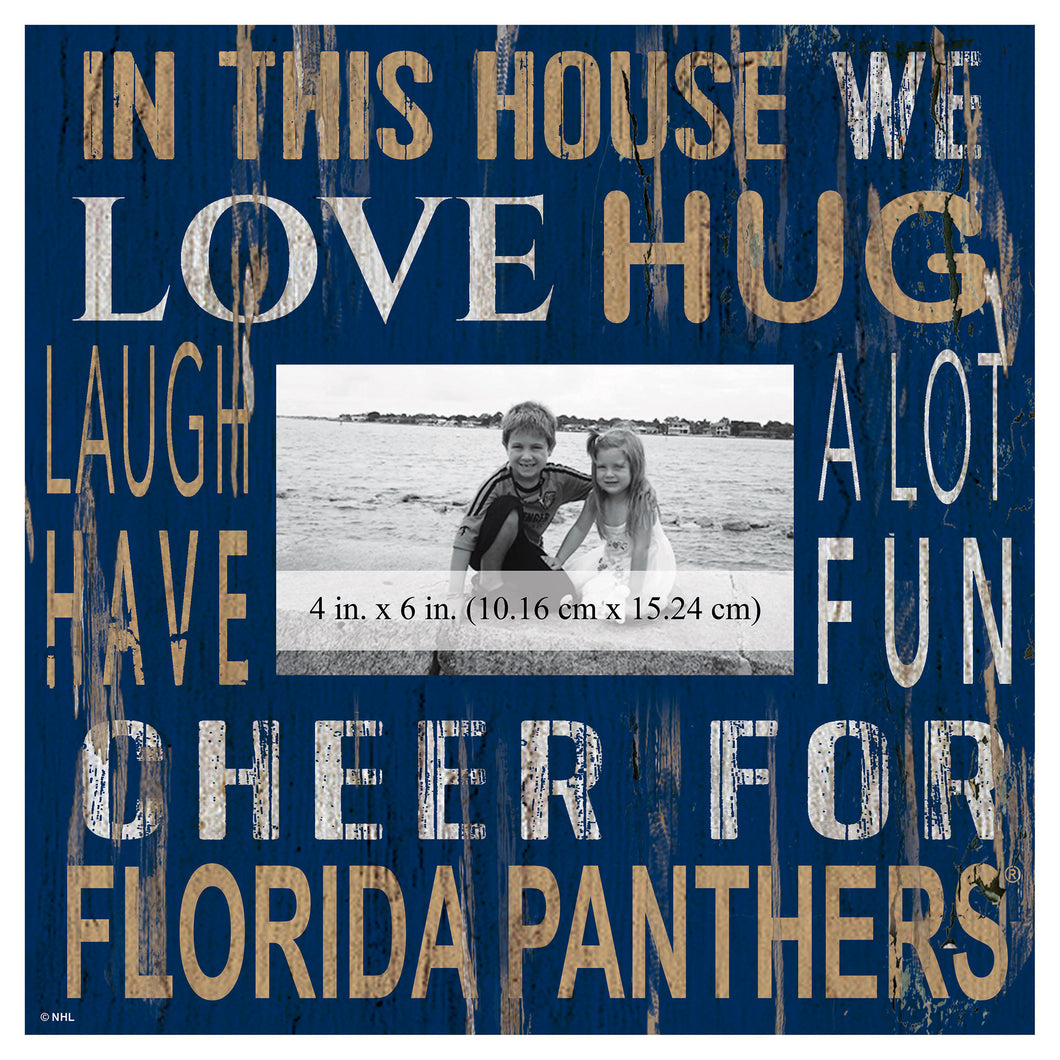 Florida Panthers In This House Picture Frame