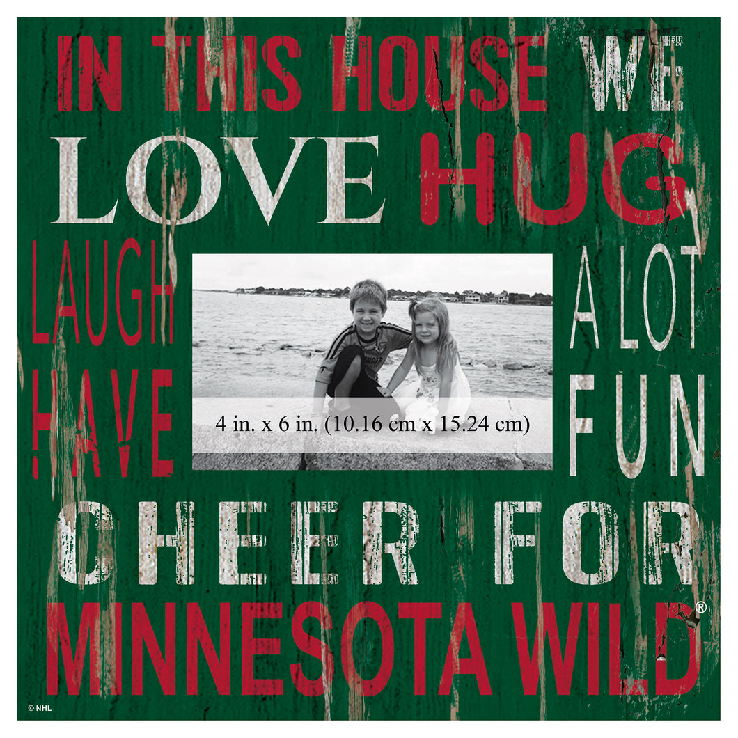 Minnesota Wild In This House Picture Frame