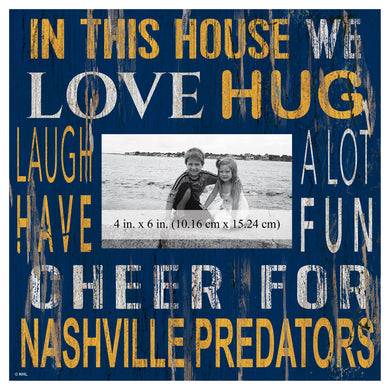 Nashville Predators In This House Picture Frame
