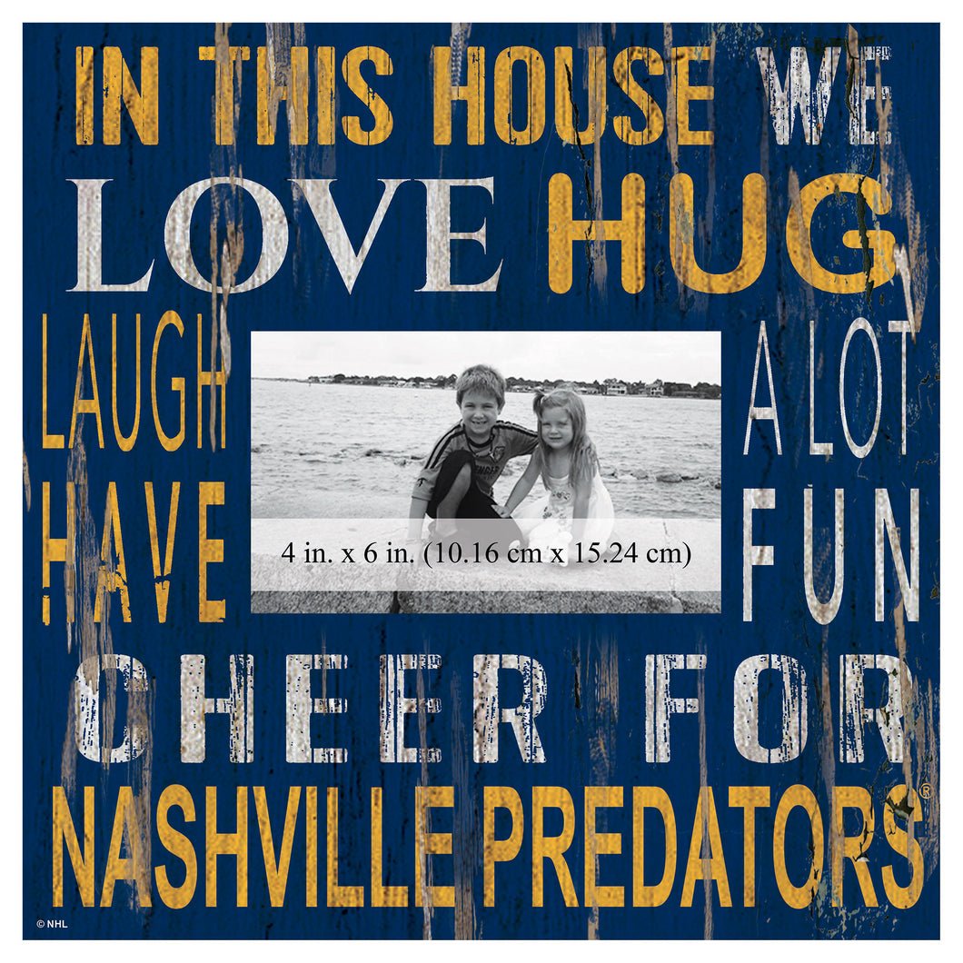 Nashville Predators In This House Picture Frame