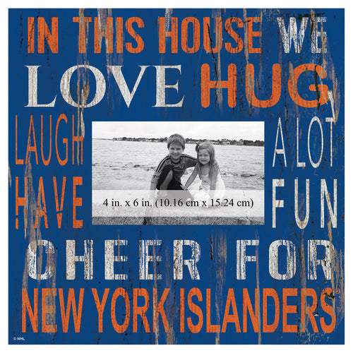 New York Islanders In This House Picture Frame
