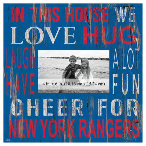 New York Rangers In This House Picture Frame