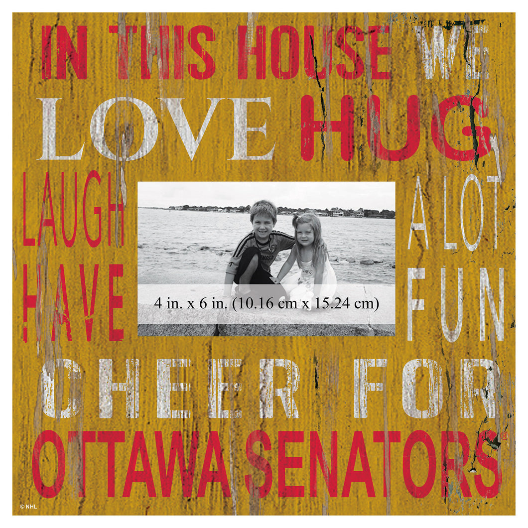 Ottawa Senators In This House Picture Frame