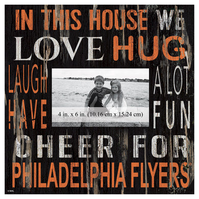 Philadelphia Flyers In This House Picture Frame