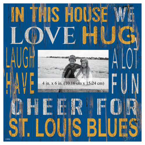 St. Louis Blues In This House Picture Frame