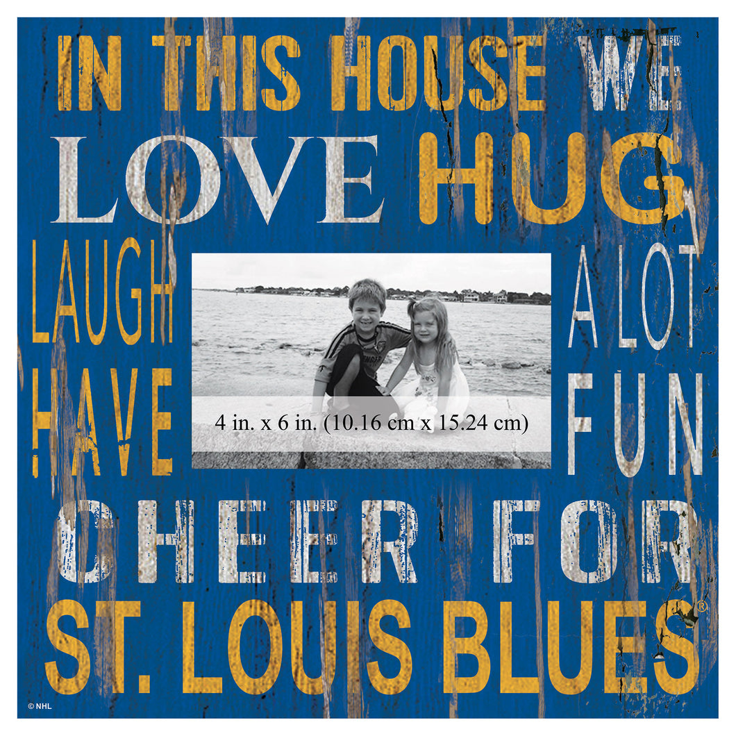 St. Louis Blues In This House Picture Frame