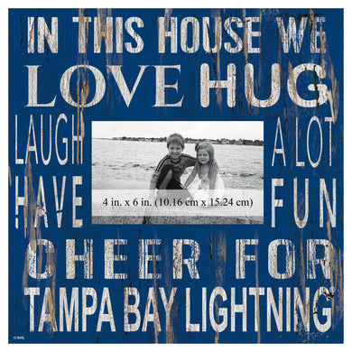 Tampa Bay Lightning In This House Picture Frame