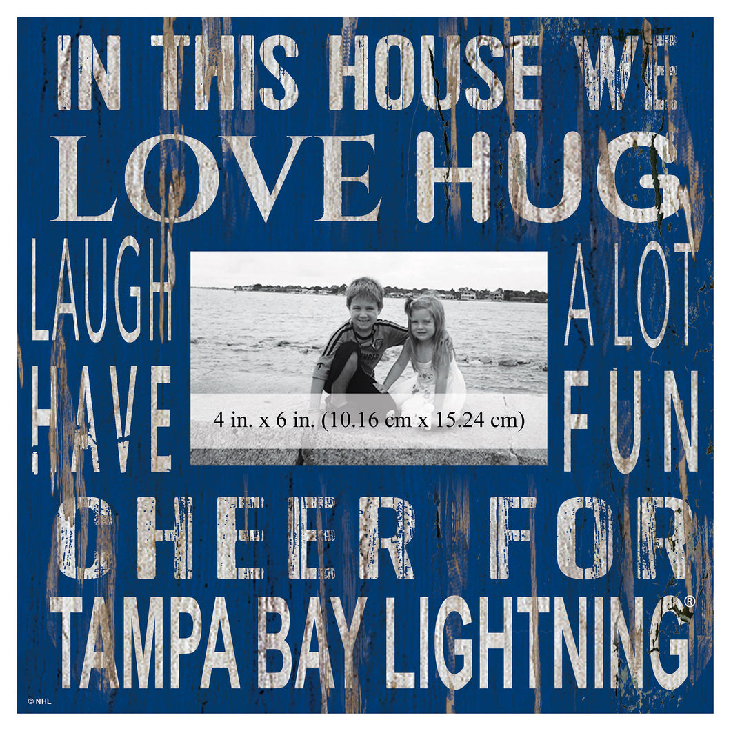 Tampa Bay Lightning In This House Picture Frame