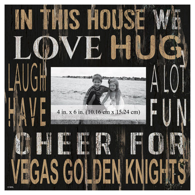 Vegas Golden Knights In This House Picture Frame