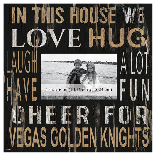 Vegas Golden Knights In This House Picture Frame
