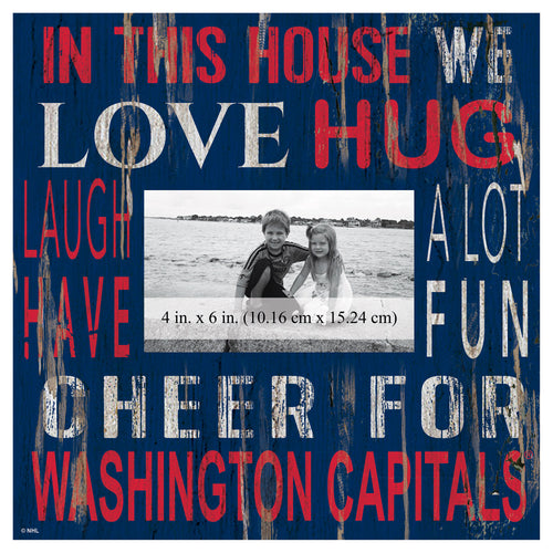 Washington Capitals In This House Picture Frame
